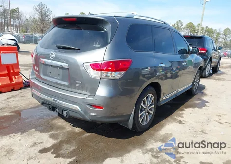2015 Nissan Pathfinder Sl from USA, damaged, VIN 5N1AR2MM0FC630011